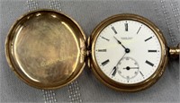 Warne Bros Peterboro gold filled pocket watch