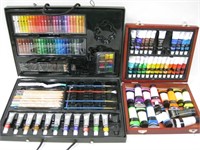 2 Artist Paint Sets - Acrylic & Oil Base