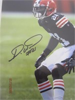 Denzel Ward Signed 8x10 Photo COA