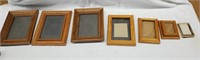 LOT OF WOODEN PICTURE FRAMES