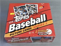 1993 Topps Baseball Cards Sealed Wax Box