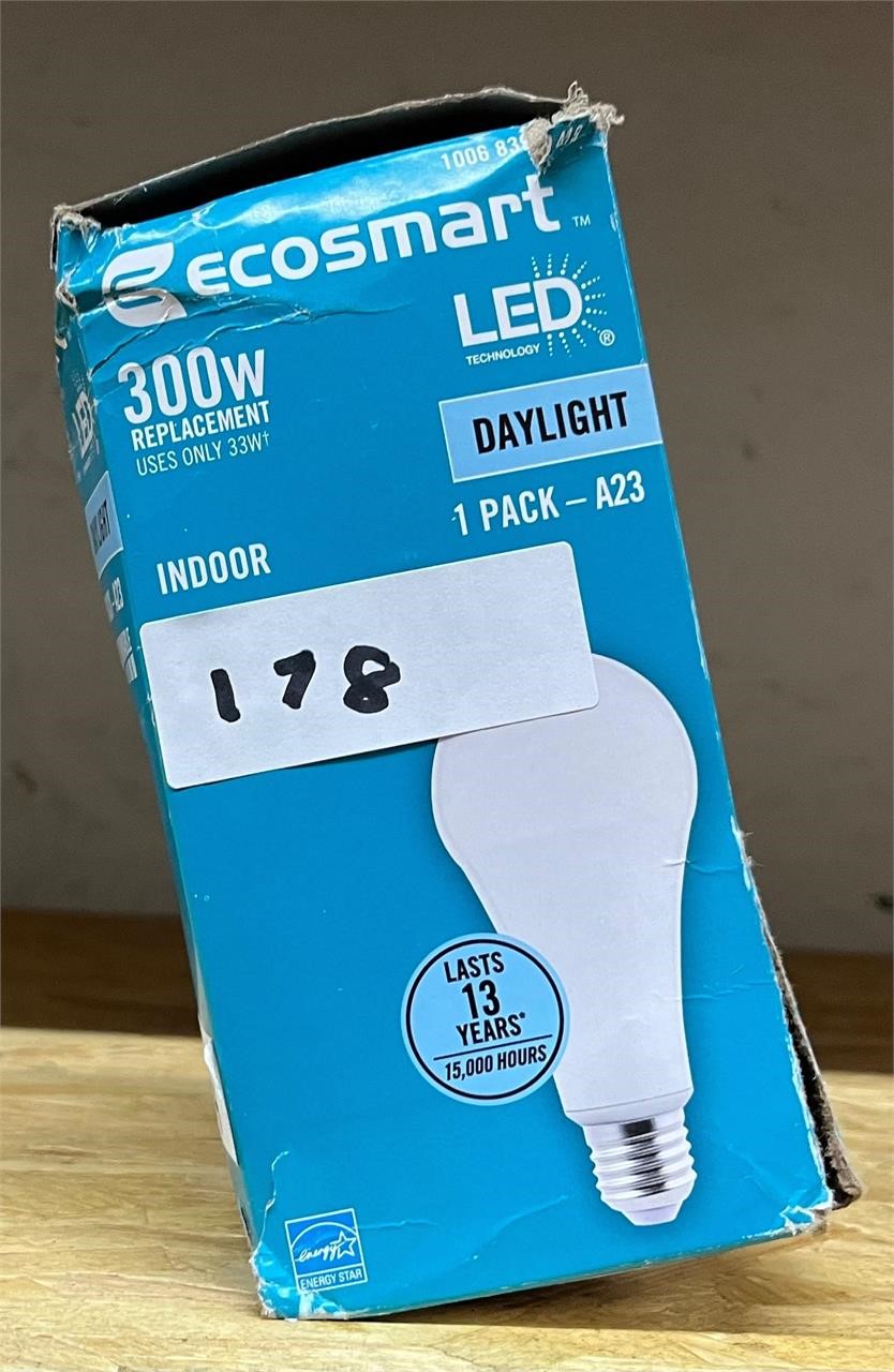 EcoSmart 300W LED Daylight, Indoor,1ct, Condition?