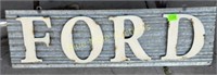 Tin Ford sign  36x11