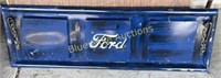 Tin Blue Ford tailgate sign 36x12