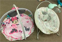 Minnie Mouse Baby Mat & Bouncer Seat