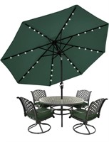 MasterCanopy 9ft forest green patio umbrella