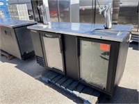 True Refrigerated Beer Cooler w/ Glass Doors