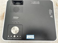 A Toshiba TLp-2500 projector and bag no cables