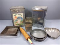 Vintage Tins & Pans