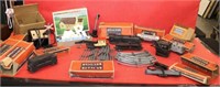 Lionel Train Set w/ engine, track, 2 transformers