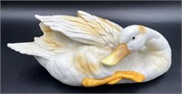 Vintage Ceramic Laying Duck