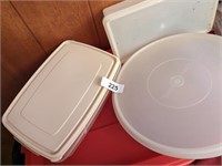 (3) Plastic Food Containers