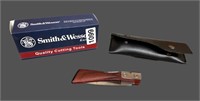 SMITH&WESSON GUNSTOCK FOLDER COLLECTOR KNIFE