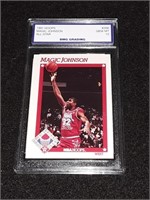 Magic Johnson  1991 Hoops GEM MT 10 Lakers