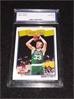 Larry Bird 1991 Hoops GEM MT 10 Milestones