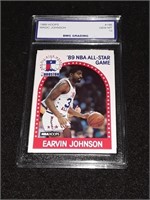 Magic Johnson  1989 Hoops GEM MT 10 Lakers #166