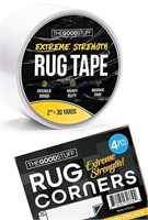 The Good Stuff Rug Tape and Grippers, 30 Yard x 2