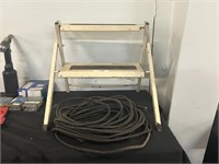 Stowaway Folding Steps And Extension Cord