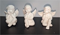 3 Pc. Cherub Porcelain Figures