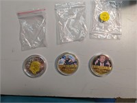 3 Donald Trump Coins