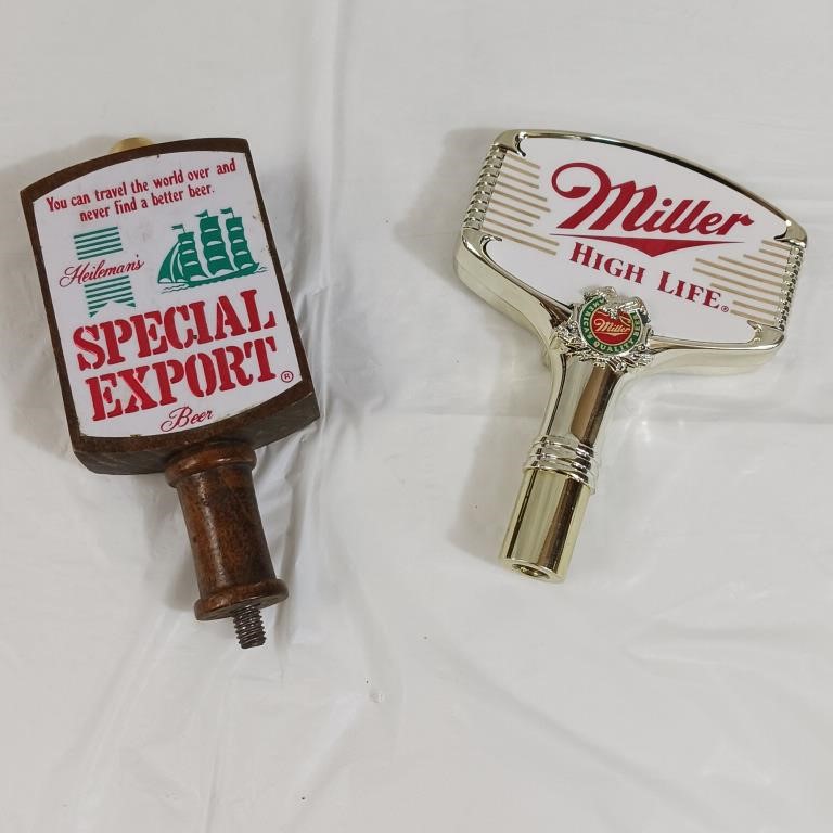 Miller & Heilemann's Beer Tapper Handles