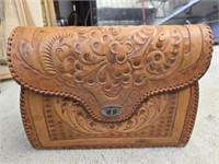 Vintage leather like purse