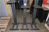 (3) Approx 50 Inch Tall Heavy Duty speaker Stands