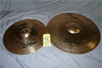 Lot (1) Zildjian ZBT 20 Inch Ride and (1) 16 Inch