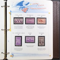 US Stamps 1940-1969 Mint NH Collection on White