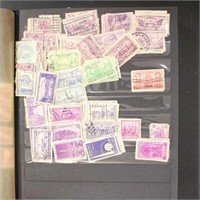 US Stamps Used 1940s-1970s thousands in stockbook