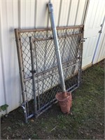 Fence Gates Lot of 2 with Post