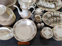 Place setting for 8 fine china Belcrest dinnerware
