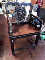 19th C. Chinese Rosewood Armchair