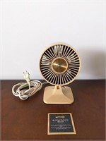 Vintage Super Beige Mini Personal Fan