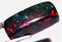 5.20 ct Natural Ethiopian Black Fire Opal