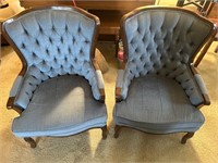 Matching upholstered chairs from John M Smith