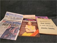 Collectable magazines,newspapers from important