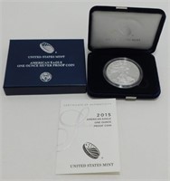 2015 Proof U.S. Silver Eagle - West Point