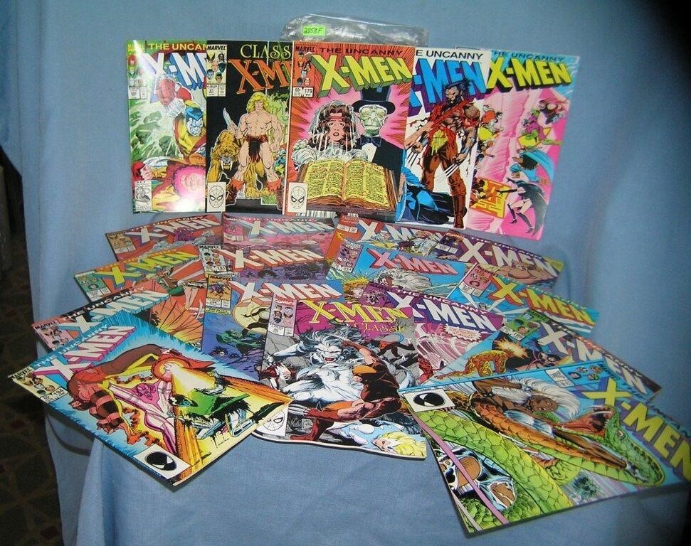 Large collection of vintage Xmen comic books