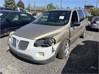 2006 Pontiac Montana brown (no keys)