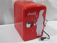 Coca Cola Tiny Fridge 10 1/2" T   Works