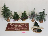 Signs, Small Decor Trees