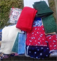 Fabric Pieces Of Various Sizes