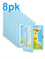 8pk Pinkunn Kids Frame 8.3x11.8  Blue