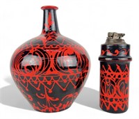 Raymor Alvino Bagni Bitossi Art Vase & Lighter