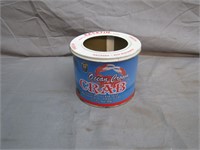 Empty Ocean Crown Crab Meat Tin Can