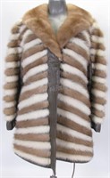 A Lady's Leather and Fur Coat
