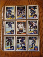 (9) 84-85 OPC Hockey Cards