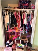 Whole closet full of toys and nice clothes