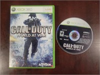 XBOX 360 CALL OF DUTY WORLD AT WAR VIDEO GAME